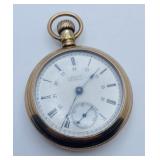 Antique Waltham Gold-Toned Pocket Watch