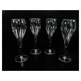 Optic Ribbed Champagne Flutes