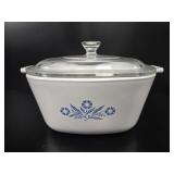 Corning Ware Blue Cornflower Casserole P-1 3/4-B