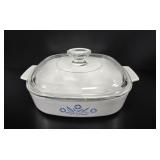 Corning Ware Blue Cornflower Casserole vtg