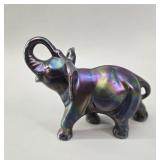 Iridescent Ceramic Elephant Figurine