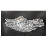 Mid-Century Modern Sculptural Textured Art Glass