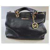 Michael Kors? Black Leather Satchel with