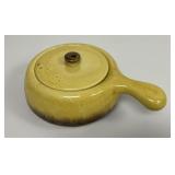 Hull Pottery Mirror Brown Covered Casserole