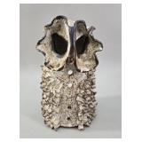 MCM Guy Pelteau Studio Pottery Owl Lantern