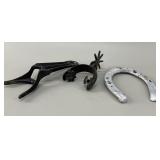 Antique Cast Iron Boot Puller, Single Steel S