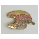 Gervais Modernist Enamel Brooch