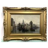 EUROPEAN SCHOOL, 19th century, Oil on canvas