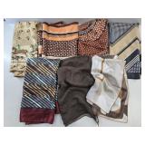 Vintage Earth-Tone Scarf Collection