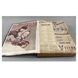 1940s Le Bulletin Montreal Magazine Binder