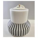 Mid-Century Modern Frosted Glass Pendant Light