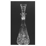Bohemian Crystal Cut Glass Decanter