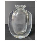 Cristal vase signed Kosta Boda design by Göran