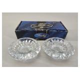 Darby Crystal 2-Piece Candleholder Set vtg