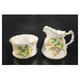 Hammersley & Co. England Floral Bone China Cream
