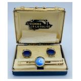 VTG Anson Blue Cabochon Set