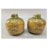 Expo 67 Montreal Ceramic Salt & Pepper Shakers