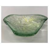 Murano Aventurine Glass Bowl