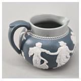 Dudson Brothers Blue Jasperware Creamer vtg