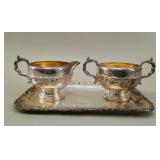 Birks L.Bros Old English Silverplate Service Set