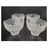 Set of 4 Arcoroc France 'Artic' Glass Bowls