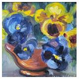 Raymonde Gravel - oil on canvas signed title: