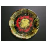 Ceramic french plate signed Sospel dated 1968 10