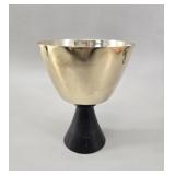 French Modernist Silver-Gilt and Ebony Chalice