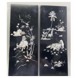Vietnamese Mother-of-Pearl Inlaid Lacquer Panels