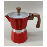 GROSCHE Milano Red Espresso Moka Pot