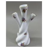 Limoges French Porcelain Triple Bud Vase