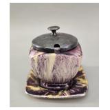 Viking England Drip Glaze Preserve Jar