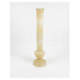 Vintage Italian Carved Alabaster Pedestal Column