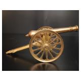 Cast Brass Miniature Civil War Style Cannon