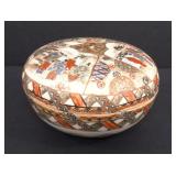 Antique Japanese Satsuma 3 Panel Painted Figures