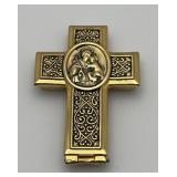 Mini Rosary in a cross shaped pendant in