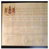 Vatican Equestrian Order Appointment Document