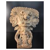 Zapotec Style Figural Terracotta Urn vtg