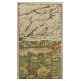 Harvest American Regionalist School Linocut Rafe