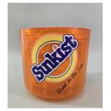 Sunkist Acrylic 'Drink in the Sun' Ice Bucket vtg