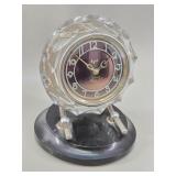 1960's Majak USSR 11-Jewel Crystal Mantel Clock