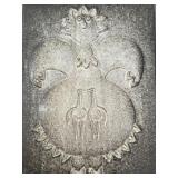 MCM Eva Lapka Quebec Studio Pottery Wall Plaque