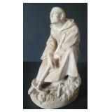 Franciscans sculpture plaster memento mori