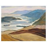 Mid-Century Impressionist Coastal Landscape