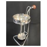 Stainless Wine Funnel & Stand Set