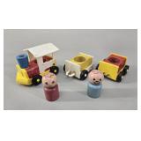 Fisher-Price Little People Wooden Train vtg