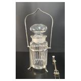 Antique Victorian Silver-Plate & Cut Glass P