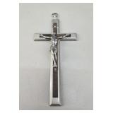 MCM Wood & Silver-Tone Metal Wall Crucifix