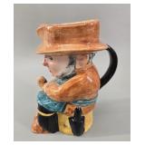 Staffordshire ' Gardner' Porcelain Toby Jug vtg
