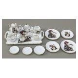 Reutter Hummel Miniature Porcelain Tea Set Germany